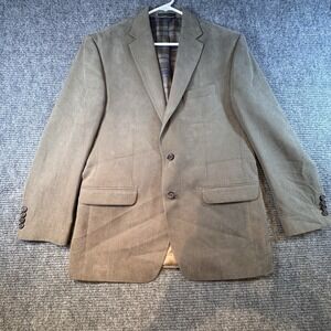 RALPH LAUREN Faux Suede Chamois 2 Button Sports Coat Jacket Blazer 42 R